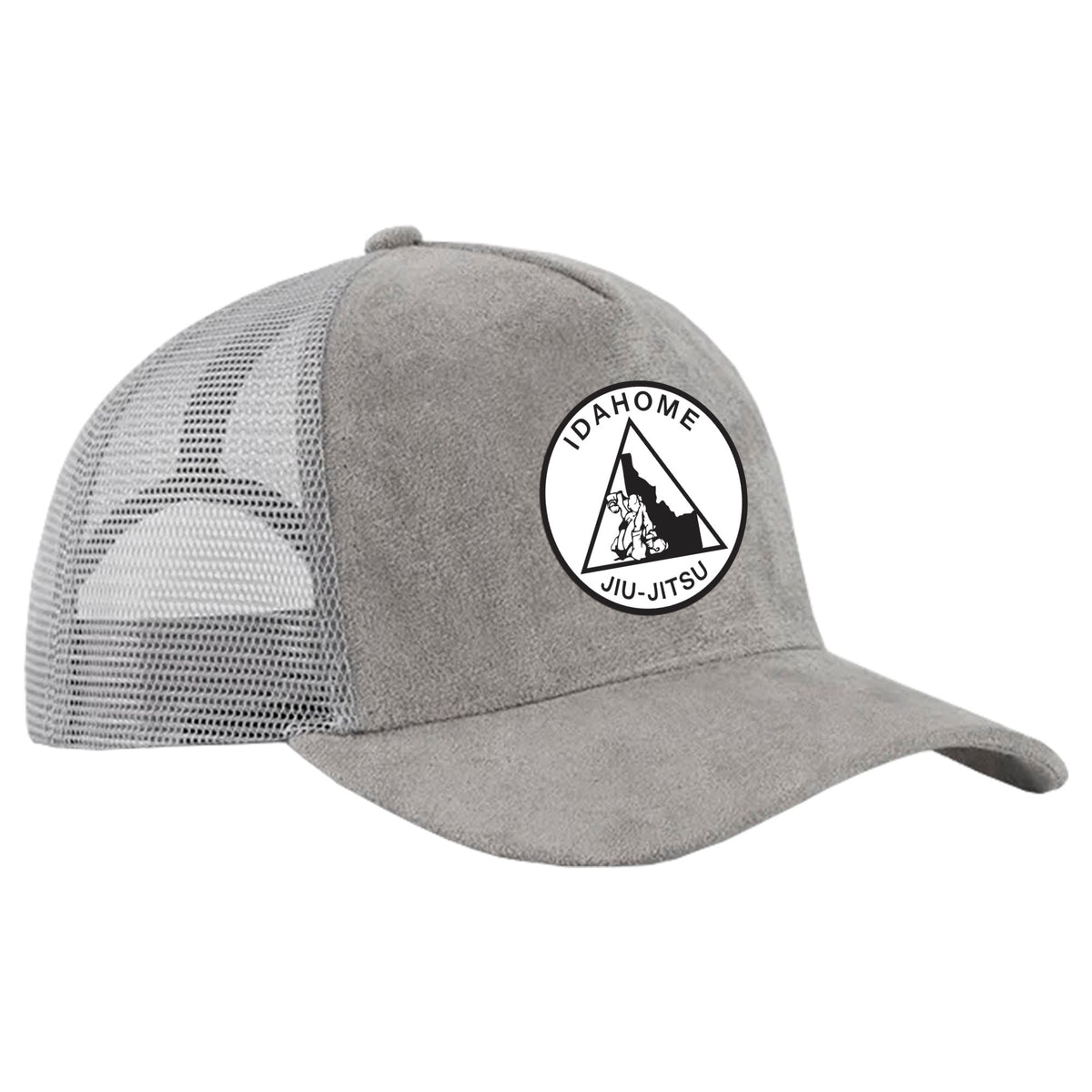 Idahome Jiu Jitsu Suede Trucker Hat #8140 A