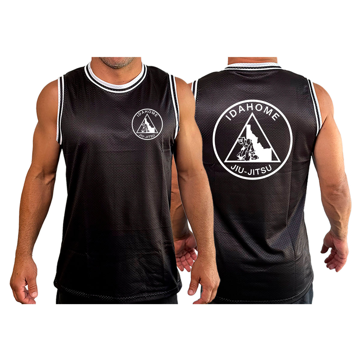 Idahome Jiu Jitsu Academy Basketball Jerseys #8140 B