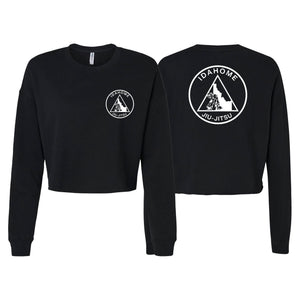 Idahome Jiu Jitsu Women's Cropped Crewneck Sweatshirt #8140 B
