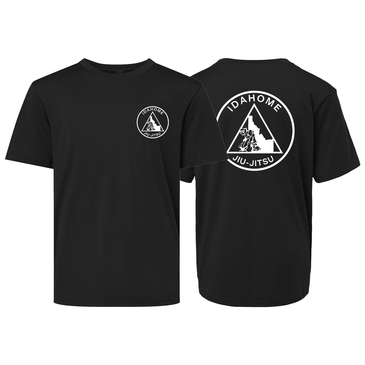 Idahome Jiu Jitsu Academy Dry Fit Kids Shirts #8140 B