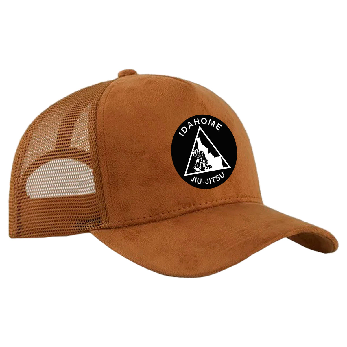 Idahome Jiu Jitsu Suede Trucker Hat #8140 B