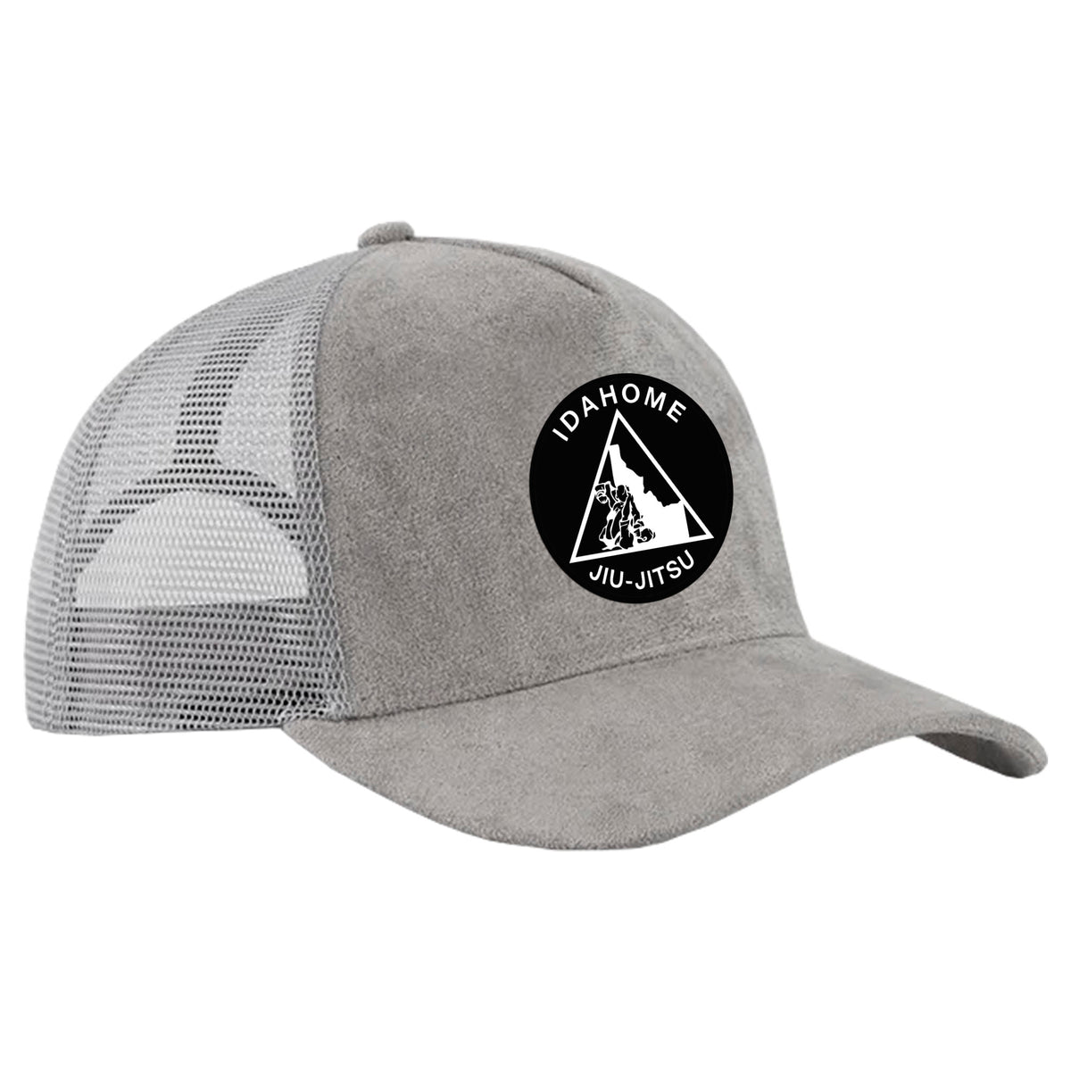 Idahome Jiu Jitsu Suede Trucker Hat #8140 B