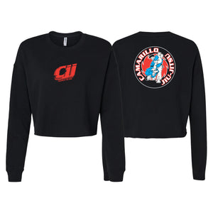 Camarillo Jiu Jitsu Women's Cropped Crewneck Sweatshirt #8142 B