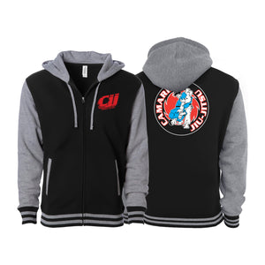 Camarillo Jiu Jitsu Academy Varsity Zip-Up Hoodies #8142 C