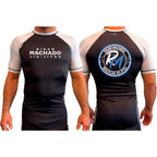 Team Rigan Machado All Black Ranked Short Sleeve Rash Guards #8143 A