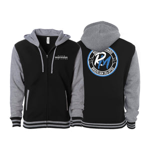 Team Rigan Machado Academy Varsity Zip-Up Hoodies #8143 B
