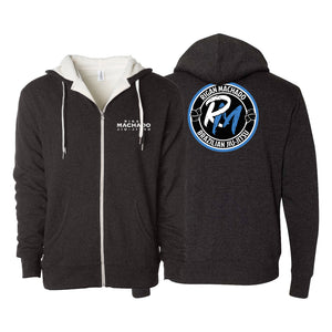 Team Rigan Machado Academy Sherpa Lined Zip-Up Hoodie #8143 B