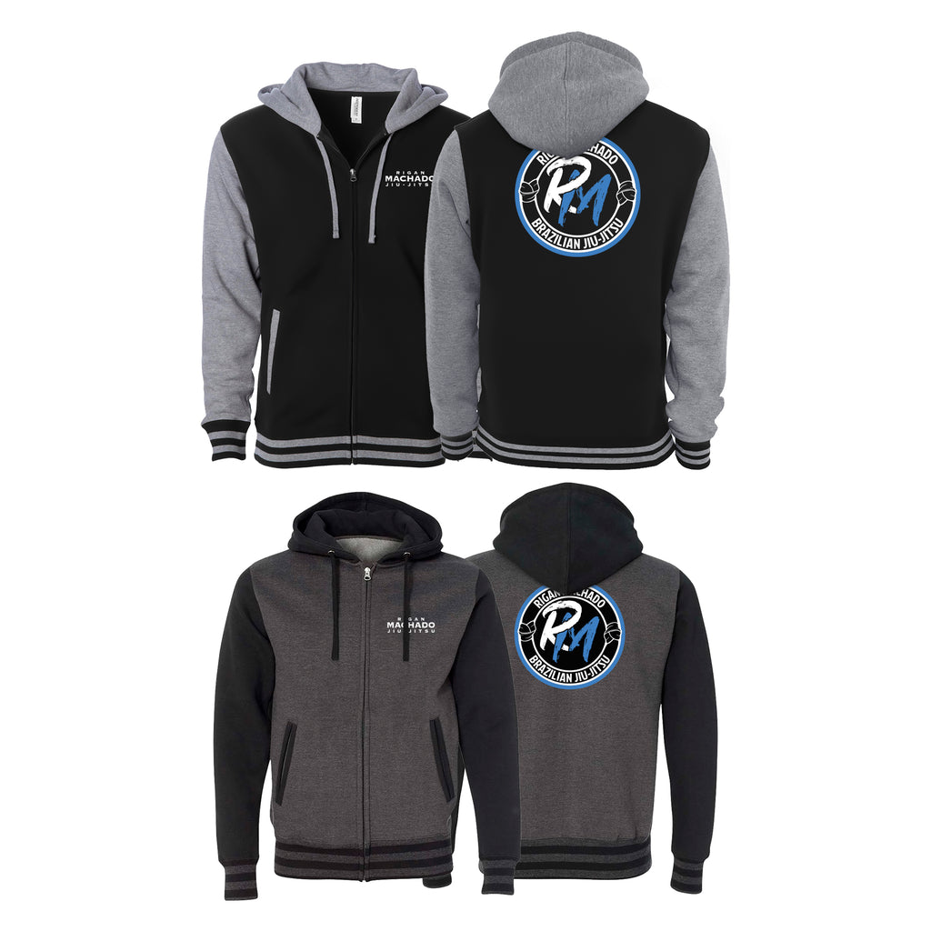 Team Rigan Machado Academy Varsity Zip-Up Hoodies #8143 B