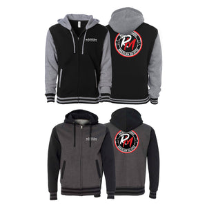 Team Rigan Machado Academy Varsity Zip-Up Hoodies #8143 D