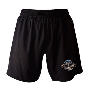 10th Planet HTX All Black Custom Shorts 2.0 #8145 A