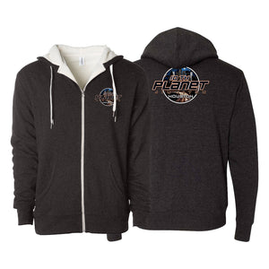 10th Planet HTX Academy Sherpa Lined Zip-Up Hoodie #8145 A