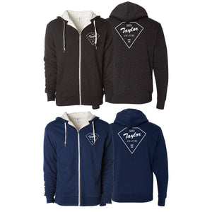 Garth Taylor Jiu-Jitsu and Martial Arts Sherpa Lined Zip-Up Hoodie #8146 A