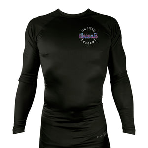 Hawaii Jiu Jitsu All Black Custom Rash Guards Long Sleeves #8147 A