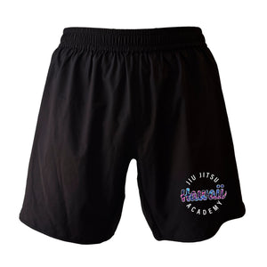 Hawaii Jiu Jitsu All Black Custom Shorts 2.0 #8147 A