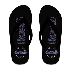 Hawaii Jiu Jitsu Academy Flip Flops #8147 A