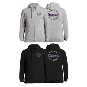 Hawaii Jiu Jitsu Academy Zip-Up Hoodies #8147 A