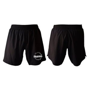 Hawaii Jiu Jitsu All Black Custom Shorts 2.0 #8147 B