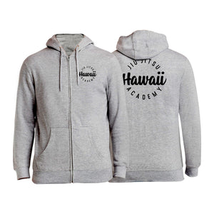 Hawaii Jiu Jitsu Academy Zip-Up Hoodies #8147 B