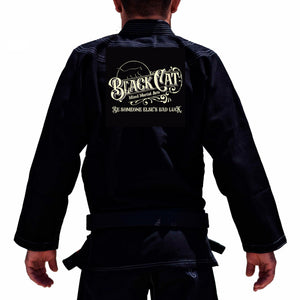 Black Cat Mixed Martial Arts and Self Defense Academy Adults Gi - Black #899