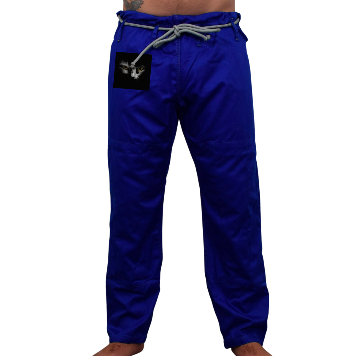 Black Cat Mixed Martial Arts and Self Defense Academy Kids Gi - Blue #899 A
