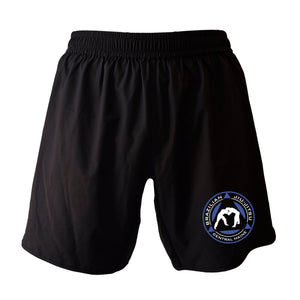 Central Maine Brazilian Jiu Jitsu All Black Custom Shorts 2.0 #8150 A