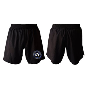 Central Maine Brazilian Jiu Jitsu All Black Custom Shorts 2.0 #8150 A