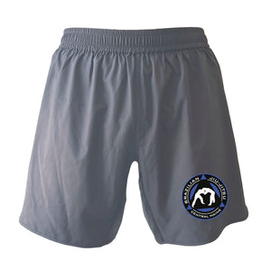 Central Maine Brazilian Jiu Jitsu Custom Grey Shorts 2.0 #8150 A
