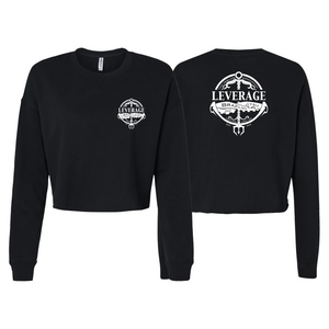 Leverage Brazilian Jiu-Jitsu Women's Cropped Crewneck Sweatshirt #8151 A