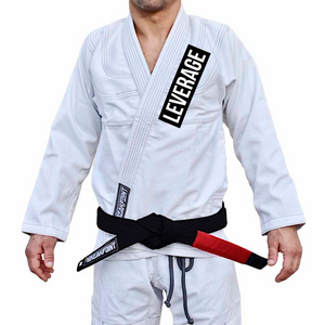Leverage Brazilian Jiu-Jitsu Academy Kids Gi - White #1372 A