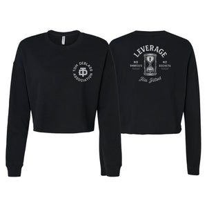 Leverage Brazilian Jiu-Jitsu Women's Cropped Crewneck Sweatshirt #8151 C
