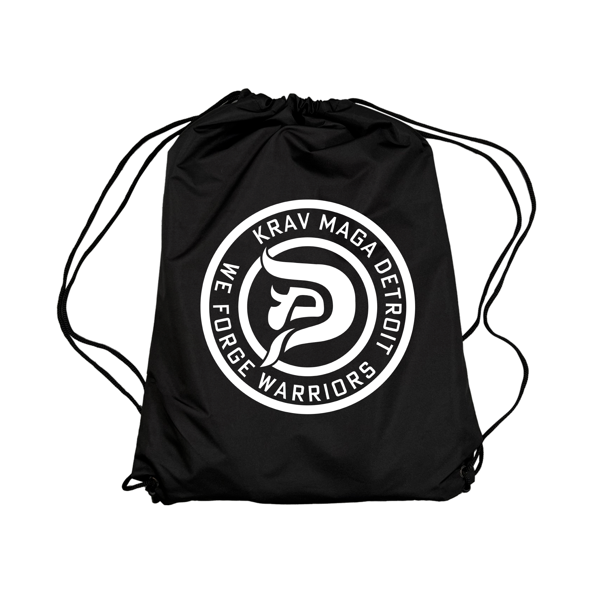 Krav Maga Detroit Academy Drawstring Bags #8152 A - Break Point FC