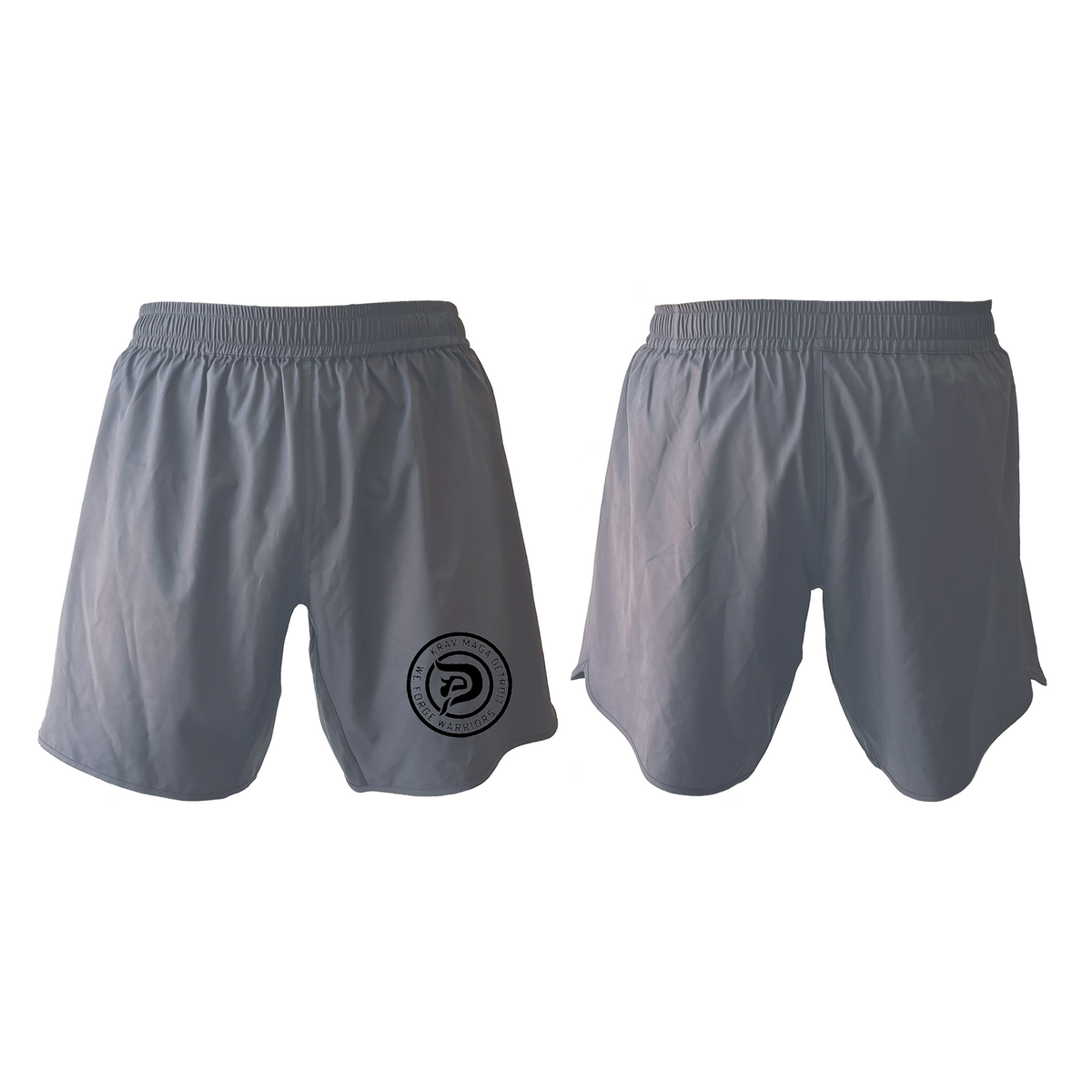 Krav Maga Detroit Custom Grey Shorts 2.0 #8152 A