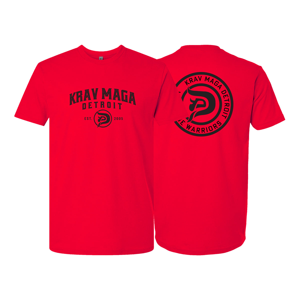 Krav Maga Detroit Next Level Adult Shirts #8152 A