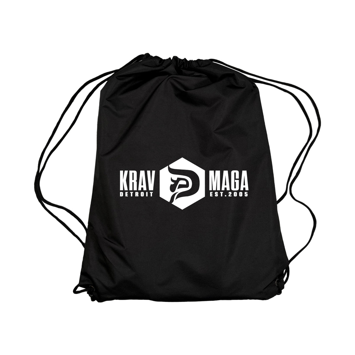Krav Maga Detroit Drawstring Bags #8152 C