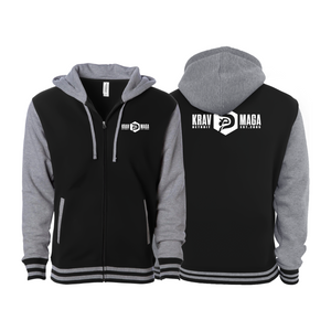 Krav Maga Detroit Varsity Zip-Up Hoodies #8152 D