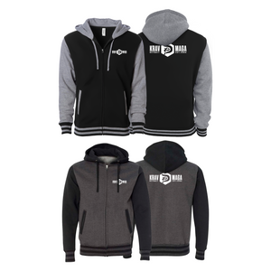 Krav Maga Detroit Varsity Zip-Up Hoodies #8152 D