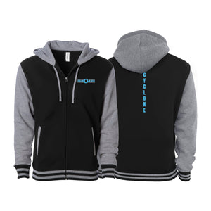 Cyclone Brazilian Jiu-Jitsu Academy Varsity Zip-Up Hoodies #8154 B