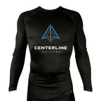 Centerline Jiu-Jitsu All Black Rash Guards Long Sleeves #8156 A