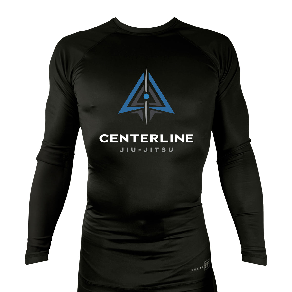 Centerline Jiu-Jitsu All Black Rash Guards Long Sleeves #8156 A