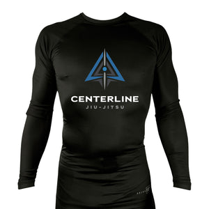 Centerline Jiu-Jitsu All Black Rash Guards Long Sleeves #8156 A
