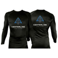 Centerline Jiu-Jitsu All Black Rash Guards Long Sleeves #8156 A