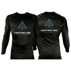 Centerline Jiu-Jitsu All Black Rash Guards Long Sleeves #8156 A