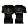 Centerline Jiu-Jitsu All Black Rash Guards Short Sleeves #8156 A