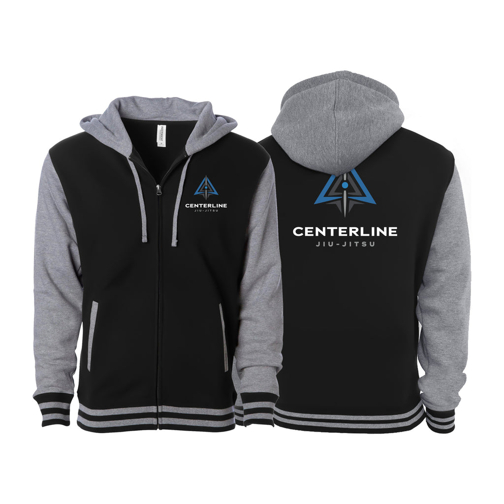 Centerline Jiu-Jitsu Varsity Zip-Up Hoodies #8156 B