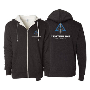 Centerline Jiu-Jitsu Sherpa Lined Zip-Up Hoodie #8156 B