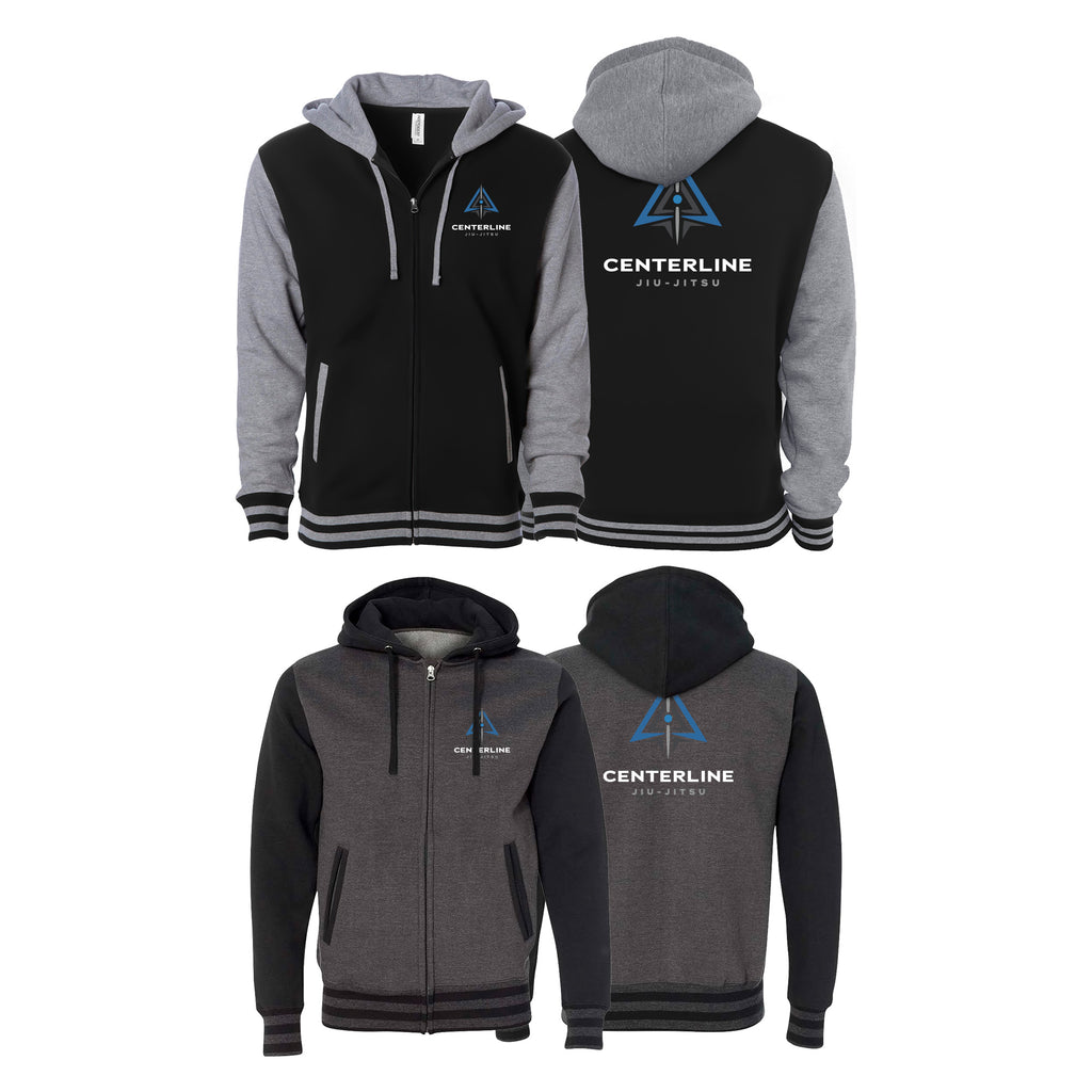 Centerline Jiu-Jitsu Varsity Zip-Up Hoodies #8156 B
