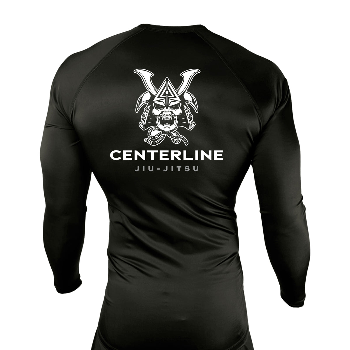 Centerline Jiu-Jitsu All Black Rash Guards Long Sleeves #8156 C