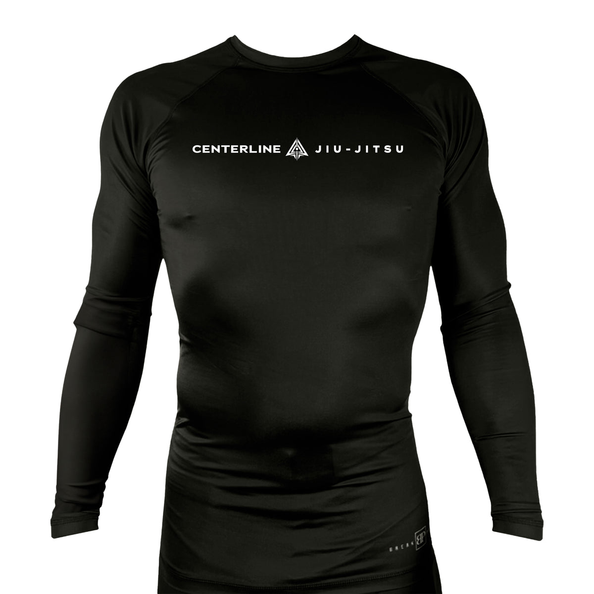 Centerline Jiu-Jitsu All Black Rash Guards Long Sleeves #8156 C