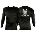 Centerline Jiu-Jitsu All Black Rash Guards Long Sleeves #8156 C