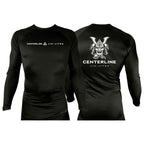 Centerline Jiu-Jitsu All Black Rash Guards Long Sleeves #8156 C